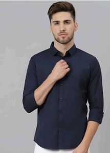 Navy Blue Casual Shirt