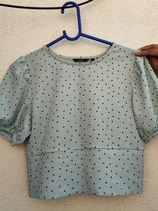 Cute Polka Dot Crop Top