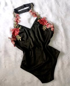 Floral Embroidered Top &amp; Denim Skirt Set