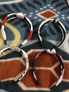 Combo Of 4 Multi-Colour  Head Bands