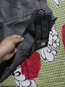 Gray Formal Pants New