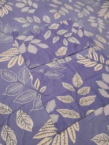 Elastic Fitted Cotton Double Bedsheet