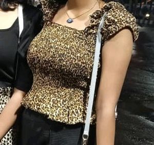 Leopard Print Crop Top 😍