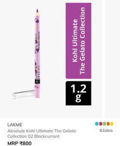 Lakme Gelato 💜And Chambor Xtreme Eyes 💙 Kohl