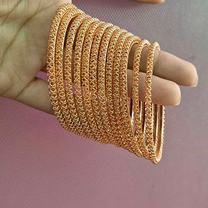 Shiny Rose gold Bangles