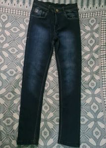 Navy Blue Jeans Fir Men Slimfit