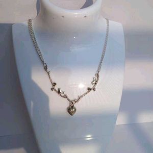 Heart & Bird Necklace