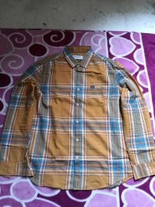 L Size Cotton Mustard Colour Shirt