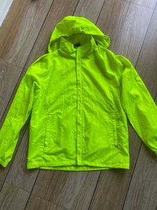 Bright Neon Green Raincoat