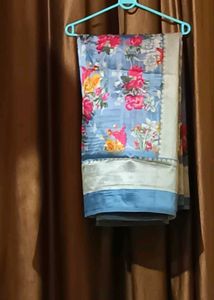 Silk Blend Saree Without Blouse