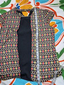 Patterned Top By MADAME