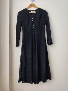 Korean Black Dress