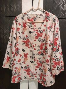Floral Print Top XXL