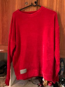 Comfy Red Pullover Sweater