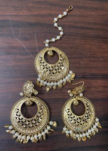 Gold Plated Indian Jewelry Set
