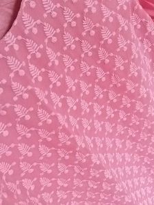 Pink Embroidered Kurti