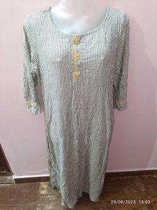 Xxl Striped Kurta