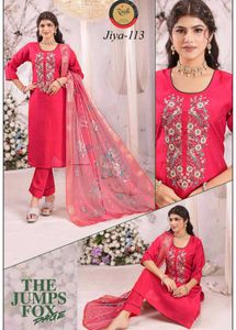 Kurtis Pant Set With Dupatta M To Xxl