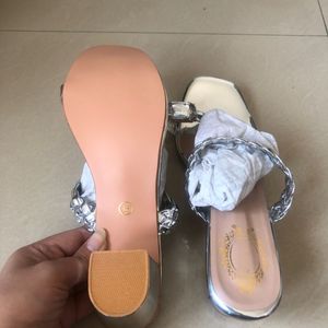 New Silver Formal Heels