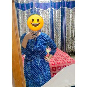 Blue Kurti Top