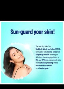 🌞 Joy Hello Sun Block – SPF 20 Shield &amp; Glow!