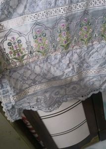 chikankari Plus size kurti