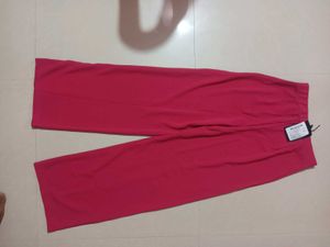 Hot Pink High Waist Trousers