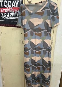 Camouflage Print Dress