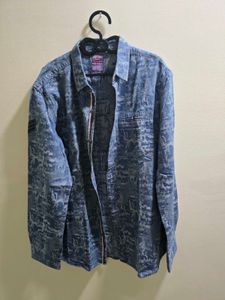 Blue Patterned Shirt
