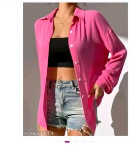 Poly Georgette Shirt For Woman