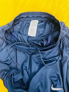 Nike Solid Blue Shorts Unisex