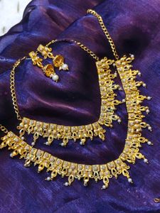 Gold Plated layered Jewellery Set