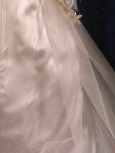 Cold Shoulder Net Gown