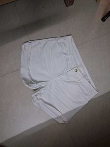 White Denim Shorts