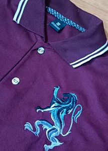 Burgundy T-shirt For Men