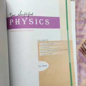 SL Arora Physics For Class 11