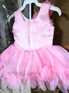 Baby Pink Frock | Length 16 | Chest 20