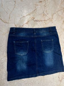 Denim Mini Skirt