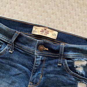 hollister denim shorts