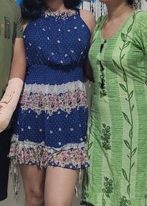 Floral Cute Mini Dress