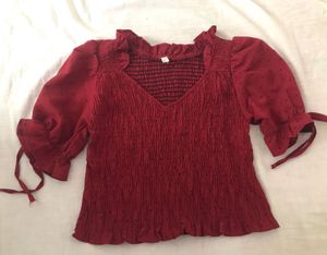 Maroon Top
