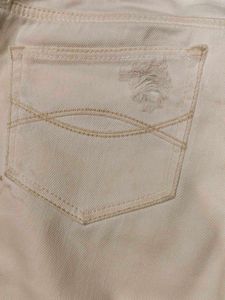 White Abercrombie Denim Jeans Girls 14 Size