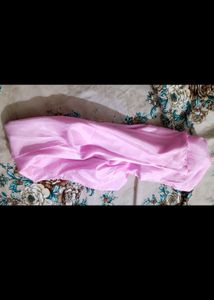 Pink Floral Embroidered Fabric