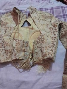 Golden Full Sleeves Blouse