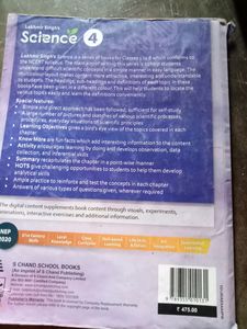Class 4 S.Chand Science Book