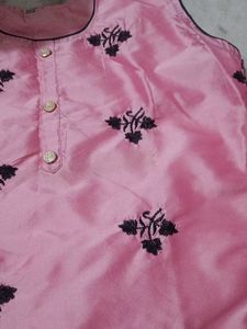 ( SET OF 2) Silk Blend Kurtas