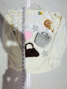 Baby Girl Top With Katrai Pent