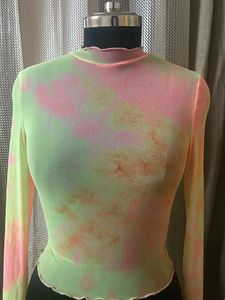 Neon Sheer Top
