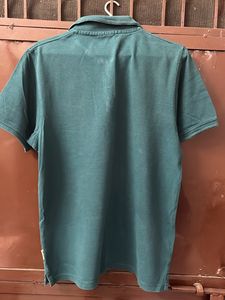 Lee Polo Neck Teal T Shirt