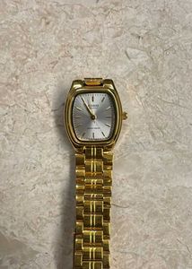 Vintage Casio Gold Watch